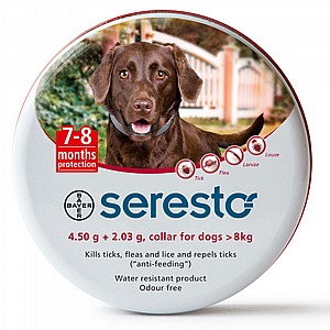 קולר סרסטו/Seresto לכלבים מעל 8 ק"ג קולר סרסטו/Seresto לכלבים מעל 8 ק"ג