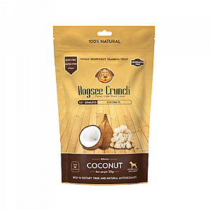 חטיפי דוגסי קראנץ'/Dogsee Crunch מיובש בהקפאה - קוקוס חטיפי דוגסי קראנץ'/Dogsee Crunch מיובש בהקפאה - קוקוס