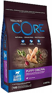 Wellness CORE - וולנס קור מזון לגורי כלבים מגזע גדול Wellness CORE - וולנס קור מזון לגורי כלבים מגזע גדול