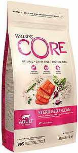 Wellness CORE - וולנס קור סלמון מזון לחתולים מסורסים Wellness CORE - וולנס קור סלמון מזון לחתולים מסורסים