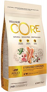 Wellness CORE - וולנס קור מזון לחתולים מסורסים Wellness CORE - וולנס קור מזון לחתולים מסורסים