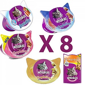 חבילת 8 חטיפי ויסקס במחיר מיוחד חבילת 8 חטיפי ויסקס במחיר מיוחד