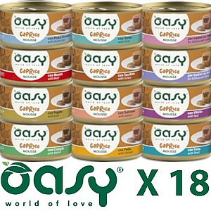 מארז 18 מעדני אואסי/OASY לחתול מארז 18 מעדני אואסי/OASY לחתול