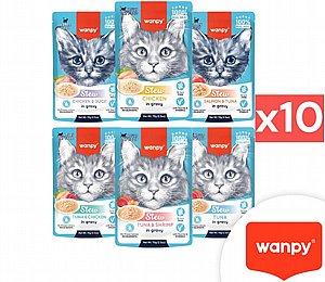 10 מעדני ונפי/Wanpy ללא דגנים 10 מעדני ונפי/Wanpy ללא דגנים