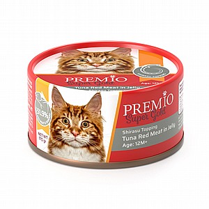 פרמיו סופר גולד לחתול בוגר - מעדן טונה אדומה בציפוי דג שיראסו פרמיו סופר גולד לחתול בוגר - מעדן טונה אדומה בציפוי דג שיראסו