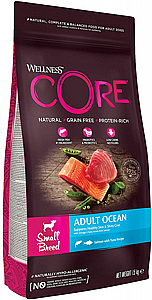 Wellness CORE - וולנס קור מזון לכלבים מגזע קטן סלמון אריזת חסכון Wellness CORE - וולנס קור מזון לכלבים מגזע קטן סלמון אריזת חסכון