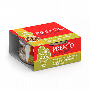 מעדן פרמיו סופר גולד - נתחוני עוף ותפוח ברוטב מעדן פרמיו סופר גולד - נתחוני עוף ותפוח ברוטב