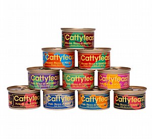 מארז 24 מעדני קטיפיסט/CattyFeast לחתול מארז 24 מעדני קטיפיסט/CattyFeast לחתול