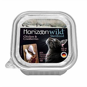הורייזן ווילד/Horizon Wild מעדן חתולים סטרלייז - עוף וחמוציות הורייזן ווילד/Horizon Wild מעדן חתולים סטרלייז - עוף וחמוציות