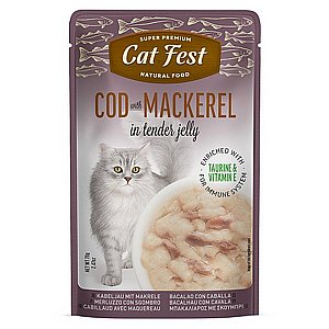 פאוץ קט פסט/Cat Fest - בקלה ומקרל פאוץ קט פסט/Cat Fest - בקלה ומקרל